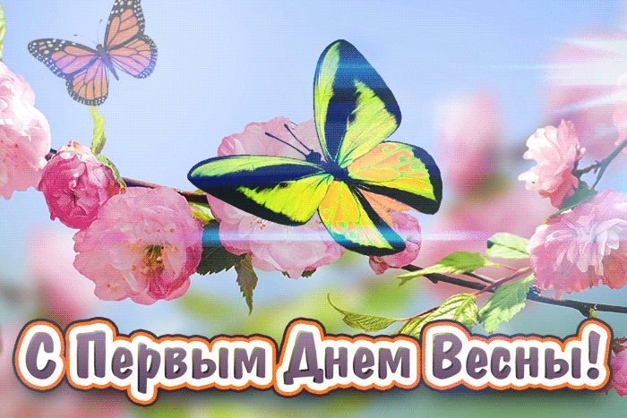 Весенняя гифка с 1 Марта. Весенняя гифка с 1 Марта.