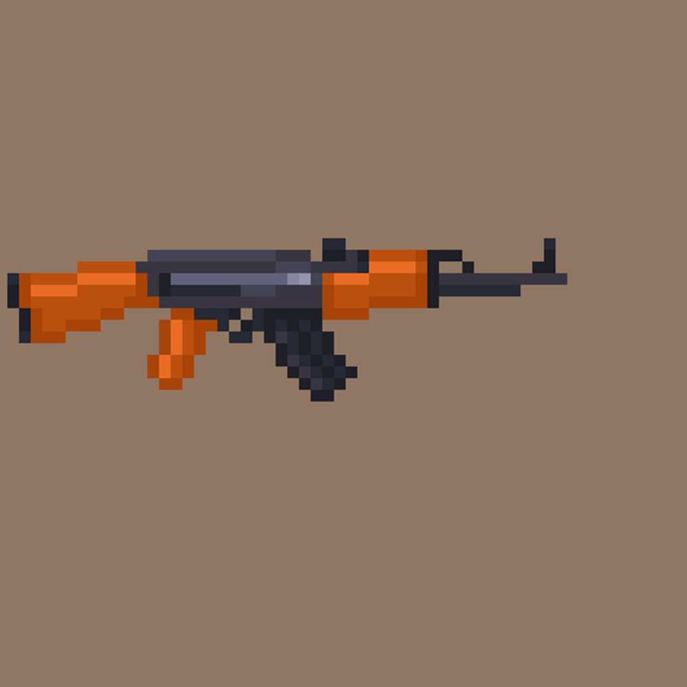 Пиксельный ak74, Оружие анимация. Пиксельный ak74, Оружие анимация.