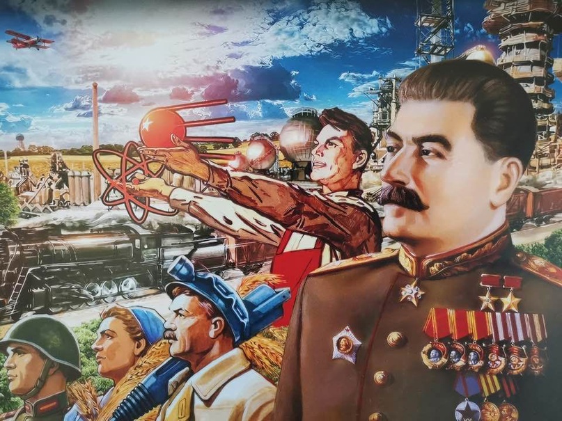 Яркие Советские плакаты со Сталиным. Яркие Советские плакаты со Сталиным.
