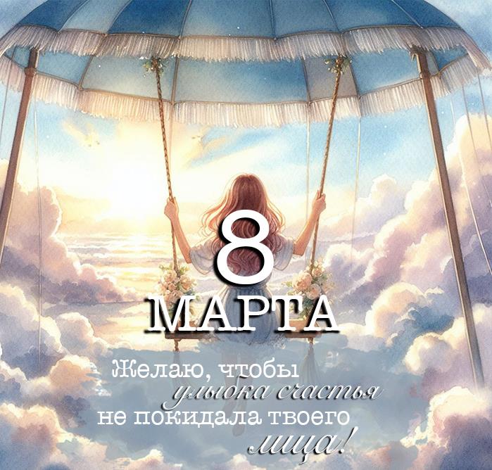 Желаю чтобы улыбка счастья, не покидала твоего лица.