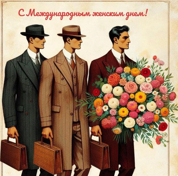 Стильные мужчины к международному женскому дню.