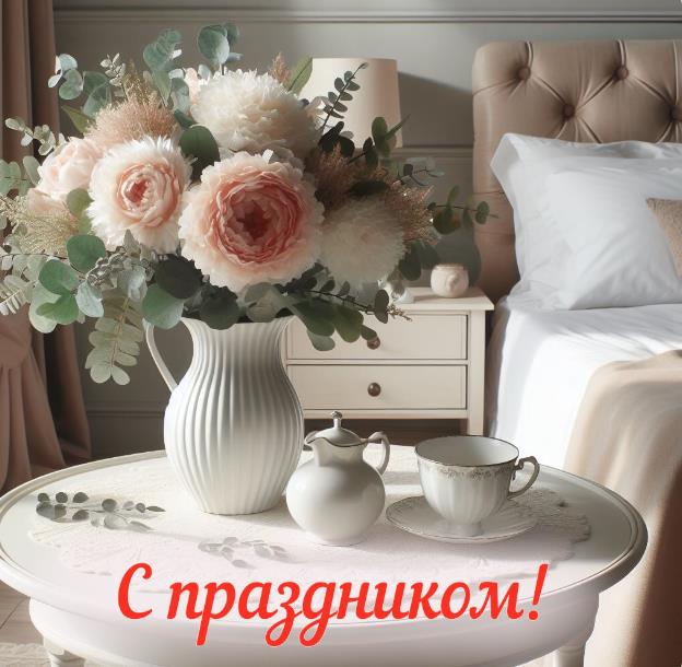 С Международным женским днем - 8 Марта