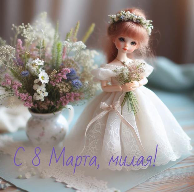 С 8 марта, юная леди.
