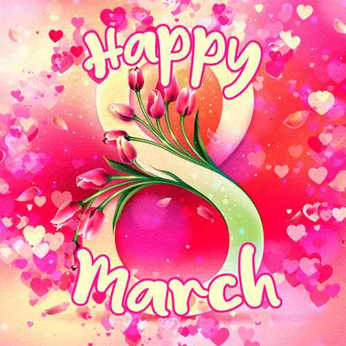 Gif Happy 8 March. Gif Happy 8 March.