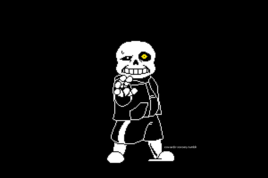 Гифка sans undertale анимация