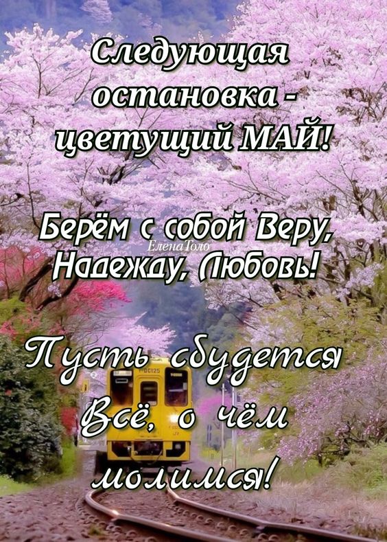 Следующая остановка - цветущий Май.