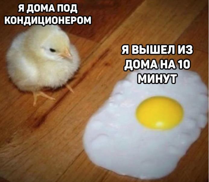 Пародийная мемная картинка, когда дома у кондиционера и когда вышел на улицу. Пародийная мемная картинка, когда дома у кондиционера и когда вышел на улицу.