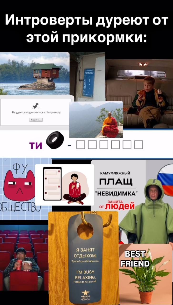 Интроверты сошли бы с ума от такой кормёжки. Интроверты сошли бы с ума от такой кормёжки.