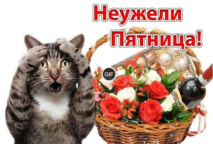Прикольные гифки ура пятница