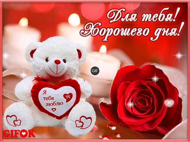 Гифки доброго дня любимая