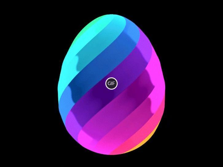 Гифки Пасхальные яйца