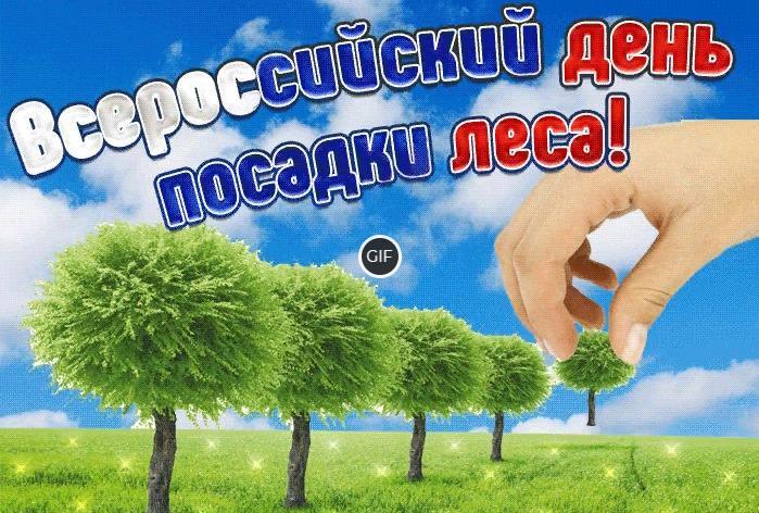 Гифки Всероссийский день посадки леса (10 gif картинок)