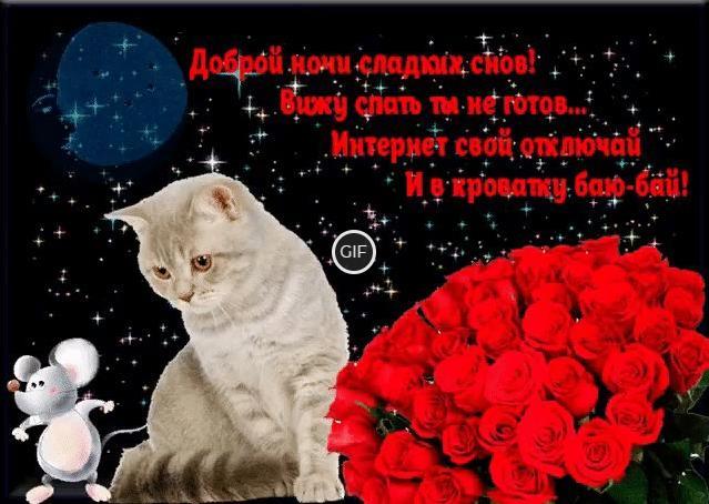 Спокойной ночи картинки красивые необычные нежные