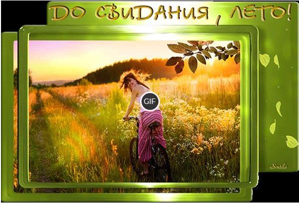 Гифка Лето до свидания