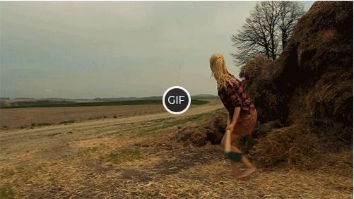 Гифка как сбить самолёт тяпкой