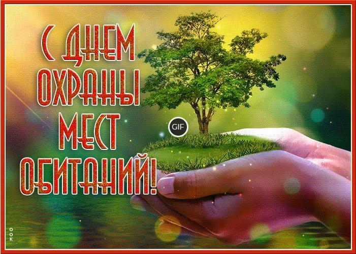 Гифки с всемирным днём охраны мест обитаний