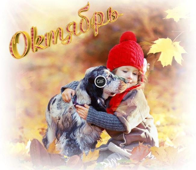Красивые Октябрьские гифки