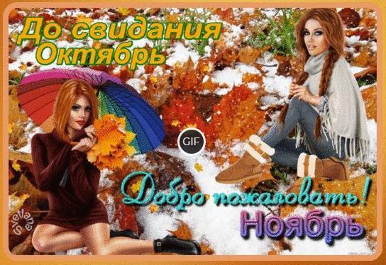 Красивые картинки гиф а завтра ноябрь