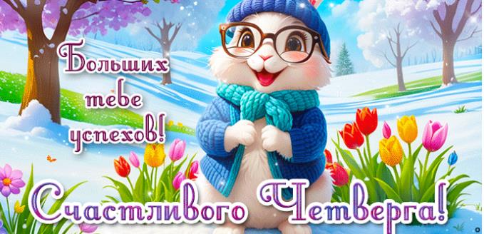 Гифки с пожеланиями доброго и хорошего весеннего Четверга (30 gif картинок)