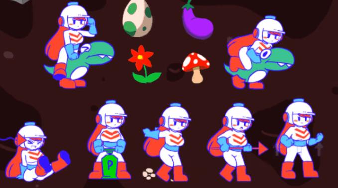 Гифки Dig Dug Girl (Диг Даг Девушка)