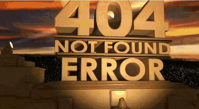 Гифки fail not found Error 404 (10 gif картинок Ошибка 404 ничего ее найдено)
