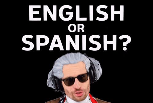 Гиф Мем : "Инглиш ор Спаниш" (gif English or Spanish?)